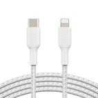Belkin BOOSTCHARGE USB-C Lightning Cable 1.0m Braided White