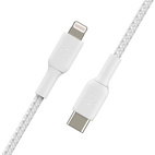 Belkin BOOSTCHARGE USB-C Lightning Cable 1.0m Braided White