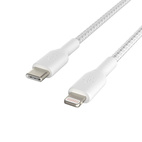Belkin BOOSTCHARGE USB-C Lightning Cable 1.0m Braided White