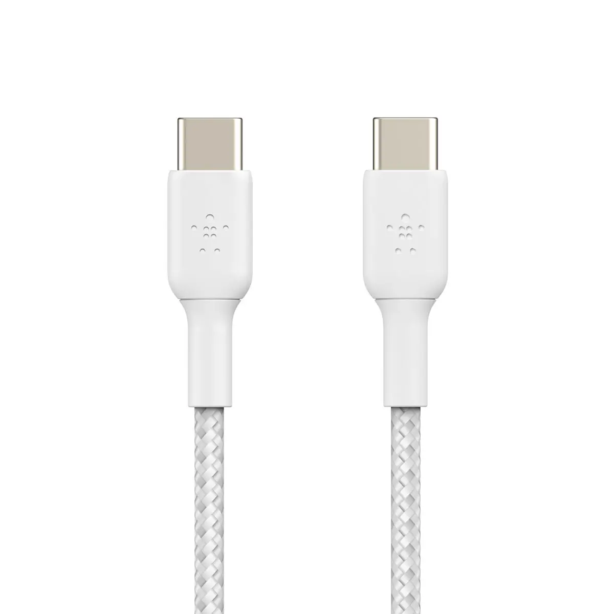 Belkin BOOSTCHARGE USB-C to USB-C 60W Cable 1.0m Braided White