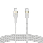 Belkin BOOSTCHARGE Pro Flex USB-C to USB-C 60W Cable 2.0m Braided White