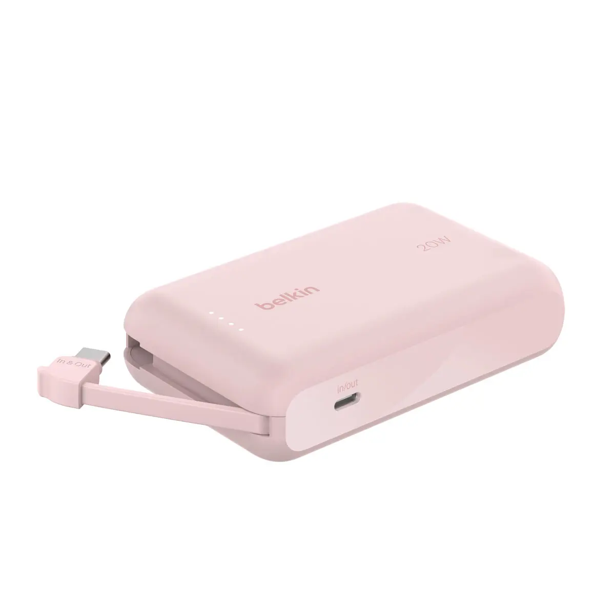Belkin BOOSTCHARGE PowerBank 10000mAh/20W PD w/USB-C Cable Pink