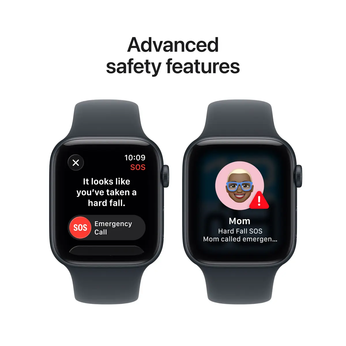 Apple Watch SE 3 GPS 44mm Midnight Aluminium - Midnight Sport Band - Small/Medium