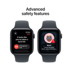 Apple Watch SE 3 GPS 44mm Midnight Aluminium - Midnight Sport Band - Small/Medium