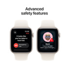 Apple Watch SE 3 GPS 44mm Starlight Aluminium - Starlight Sport Band - Medium/Large