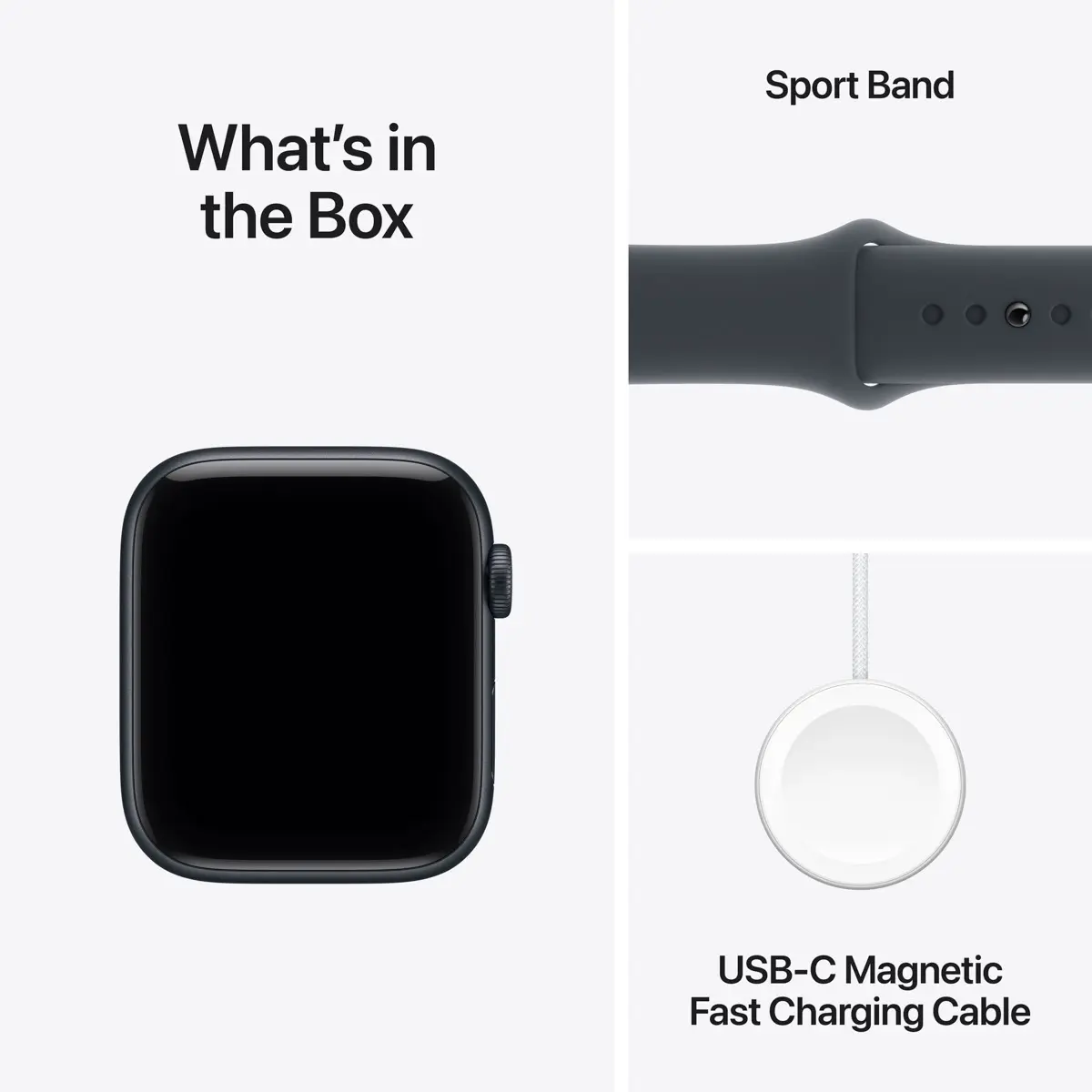 Apple Watch SE 3 GPS + Cellular 44mm Midnight Aluminium - Midnight Sport Band - Medium/Large