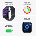 Apple Watch SE 3 GPS + Cellular 44mm Starlight Aluminium - Starlight Sport Band - Medium/Large