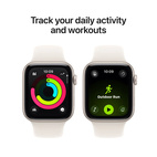Apple Watch SE 3 GPS + Cellular 44mm Starlight Aluminium - Starlight Sport Band - Medium/Large
