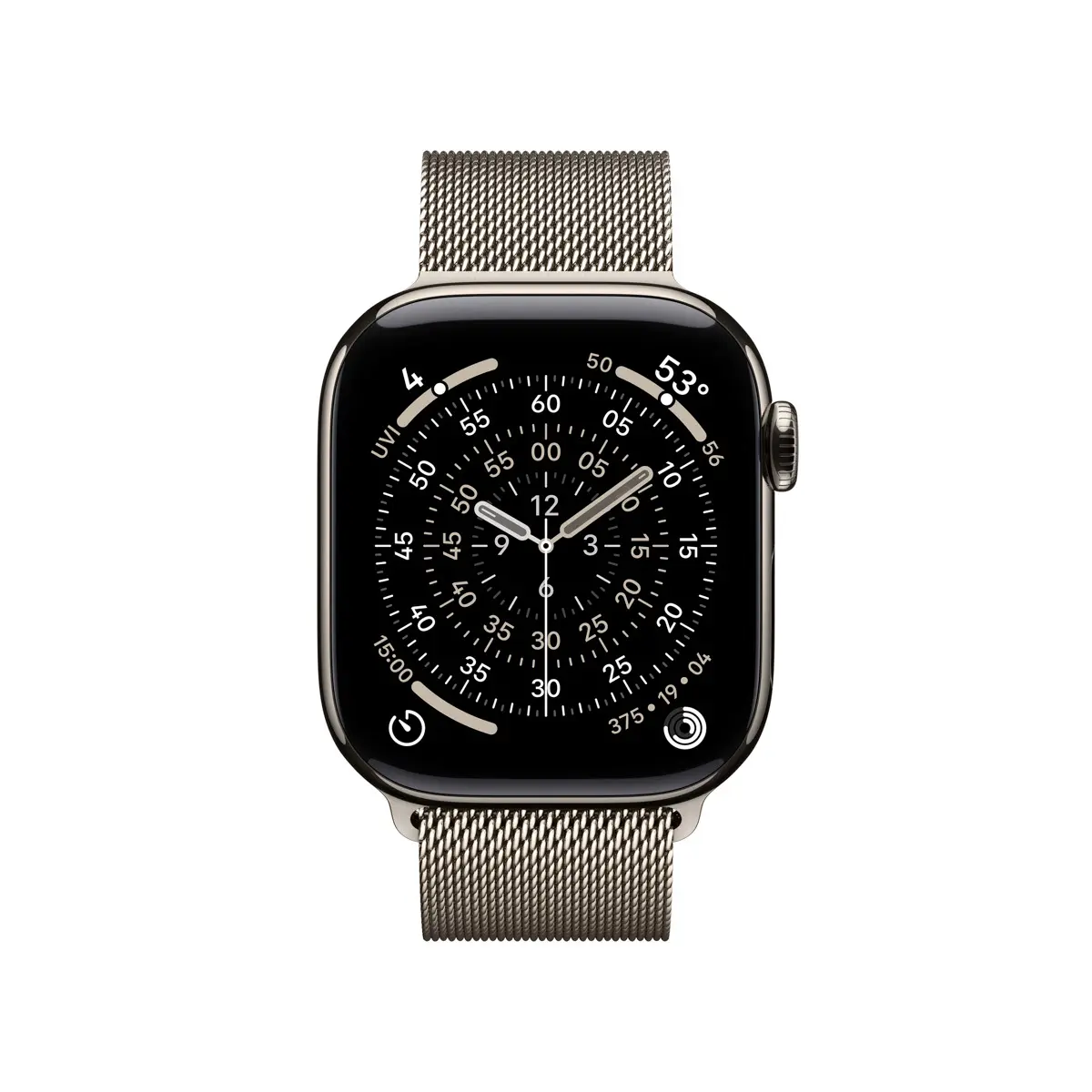 Apple Watch Series 11 GPS + Cellular 42mm Natural Titanium - Natural Milanese Loop