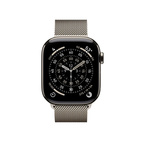 Apple Watch Series 11 GPS + Cellular 42mm Natural Titanium - Natural Milanese Loop