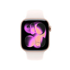 Apple Watch Series 11 GPS + Cellular 42mm Rose Gold Aluminium - Light Blush Sport Band - Medium/Large