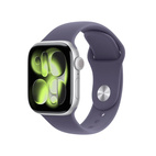 Apple Watch Series 11 GPS 42mm Silver Aluminium - Purple Fog Sport Band - Small/Medium