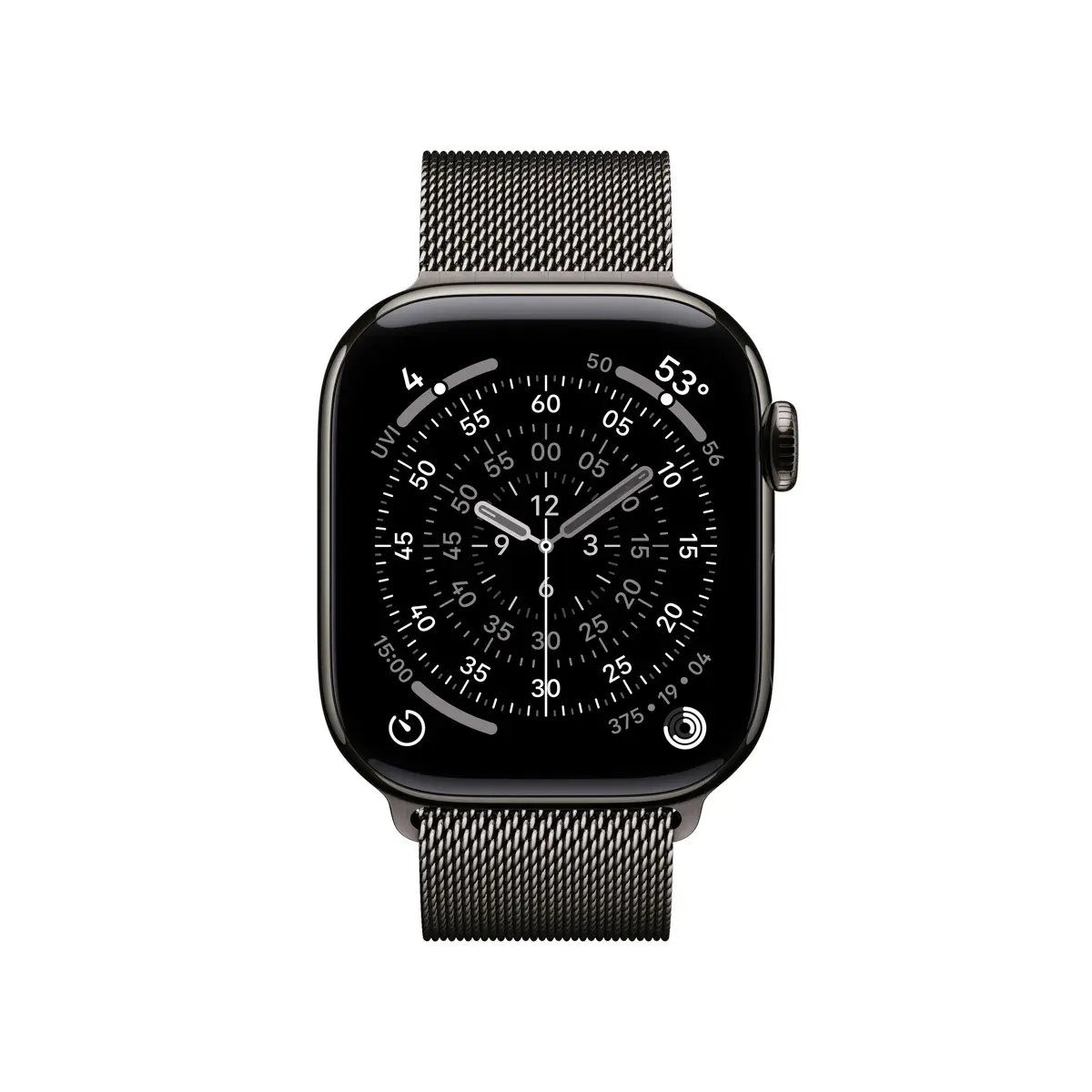 Apple Watch Series 11 GPS + Cellular 42mm Slate Titanium - Slate Milanese Loop