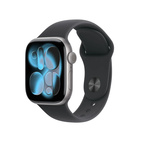 Apple Watch Series 11 GPS 42mm Space Grey Aluminium - Black Sport Band - Medium/Large