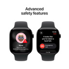 Apple Watch Series 11 GPS 46mm Jet Black Aluminium - Black Sport Band - Medium/Large