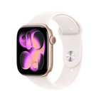Apple Watch Series 11 GPS 46mm Rose Gold Aluminium - Light Blush Sport Band - Small/Medium