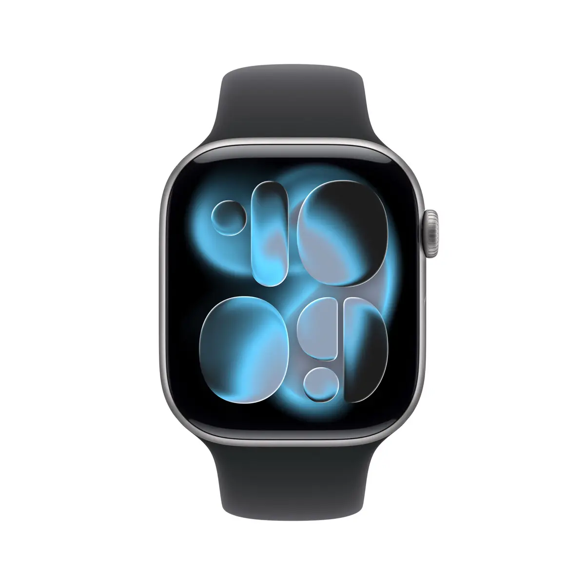 Apple Watch Series 11 GPS 46mm Space Grey Aluminium - Black Sport Band - Medium/Large