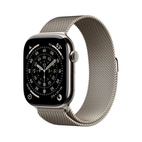 Apple Watch Series 11 GPS + Cellular 46mm Natural Titanium - Natural Milanese Loop - Medium/Large