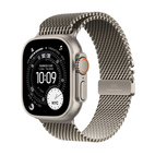 Apple Watch Ultra 3 GPS + Cellular 49mm Natural Titanium - Natural Titanium Milanese Loop - Small