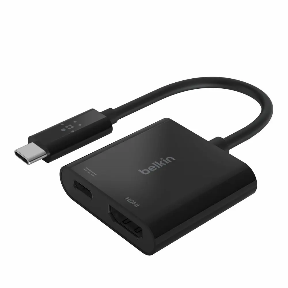 Belkin CONNECT USB-C USB-C to HDMI 4K 60Hz + Charge Adapter Black