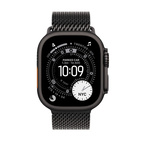 Apple Watch Ultra 3 GPS + Cellular 49mm Black Titanium - Black Titanium Milanese Loop - Medium