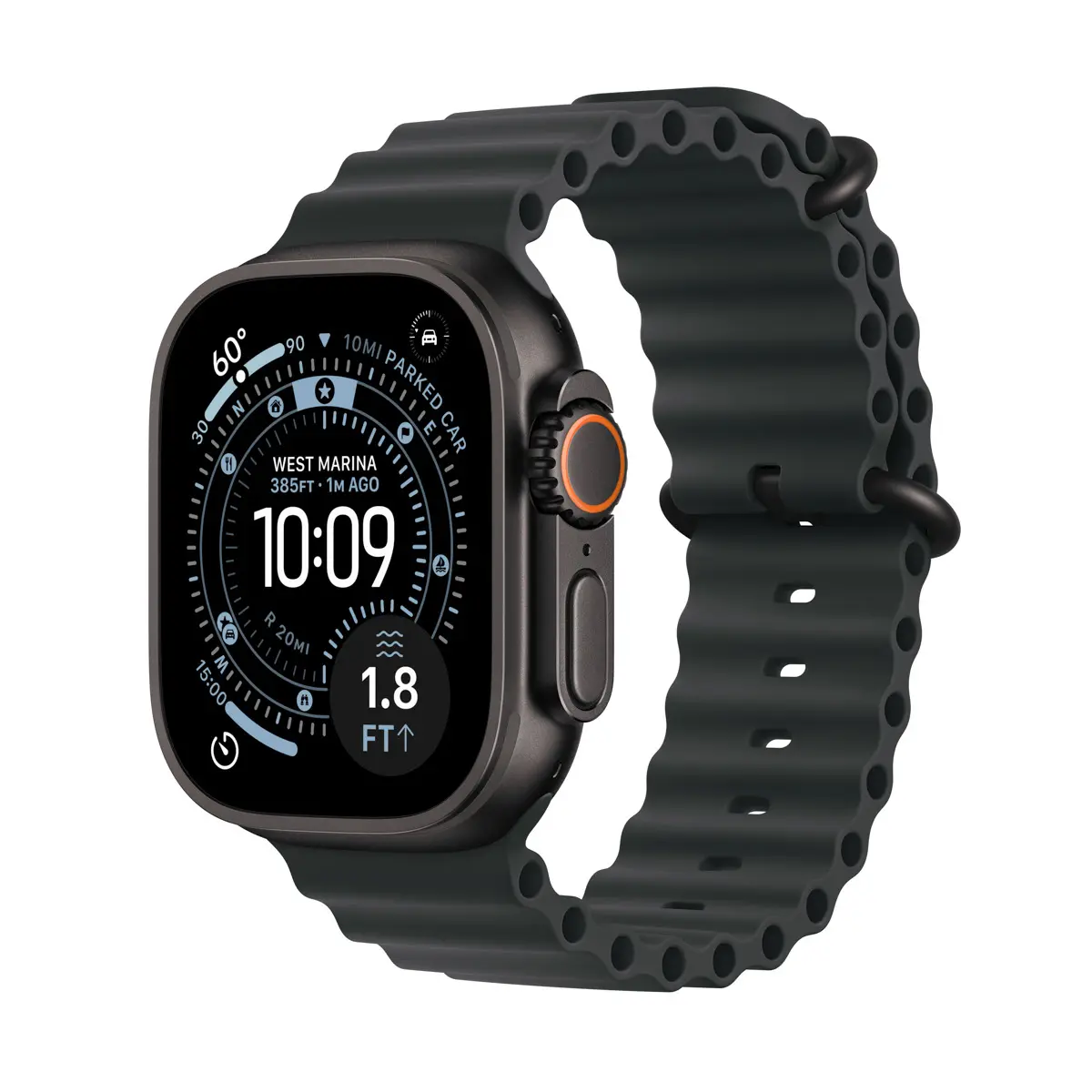 Apple Watch Ultra 3 GPS + Cellular 49mm Black Titanium - Black Ocean Band