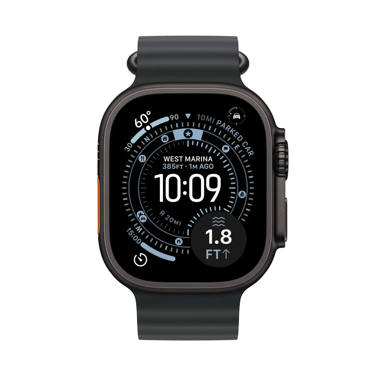 Apple Watch Ultra 3 GPS + Cellular 49mm Black Titanium - Black Ocean Band