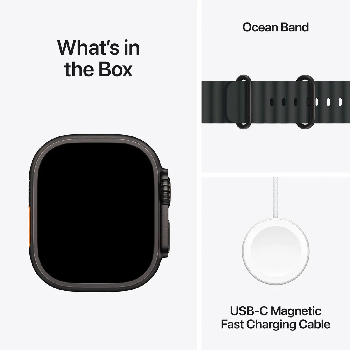 Apple Watch Ultra 3 GPS + Cellular 49mm Black Titanium - Black Ocean Band
