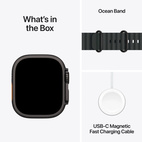 Apple Watch Ultra 3 GPS + Cellular 49mm Black Titanium - Black Ocean Band