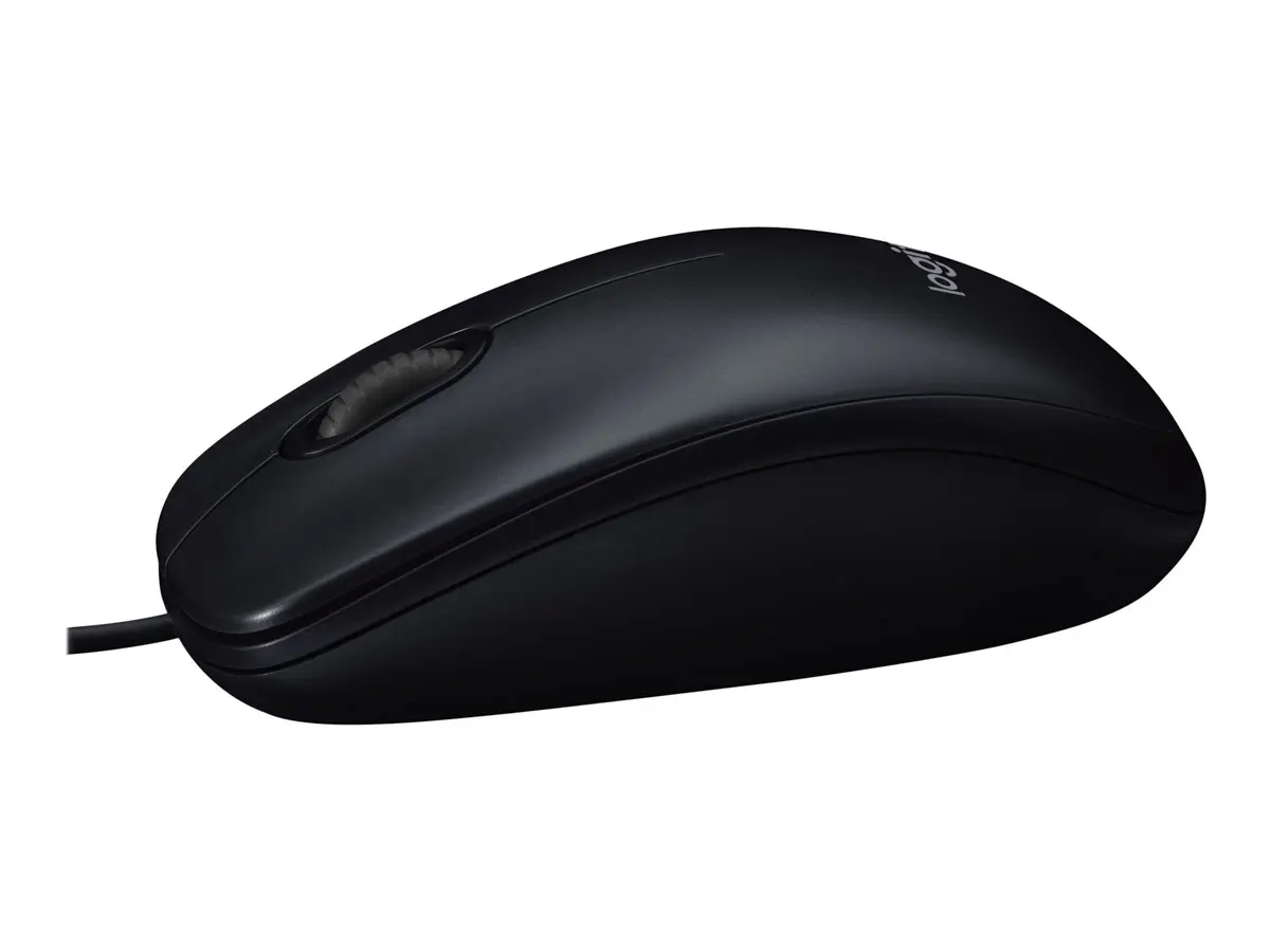 Logitech B100 Optical USB Mouse - langallinen optinen hiiri musta
