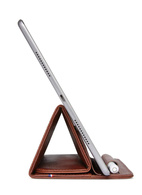 DECODED Foldable Leather Sleeve iPad 10.2/10.5/Pro 11" Brown