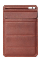 DECODED Foldable Leather Sleeve iPad 10.2/10.5/Pro 11" Brown