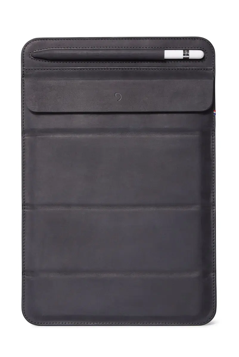 DECODED Foldable Leather Sleeve iPad 10.2/10.5/Pro 11" Black
