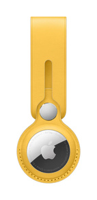 Apple AirTag Leather Loop - Meyer Lemon