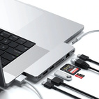 Satechi USB-C PRO Hub Max MacBook Pro M1/M2/M3 Silver