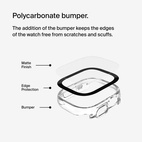 Belkin ScreenForce TemperedCurve Screen Protector + Bumper Apple Watch Ultra/Ultra2/3 - Clear