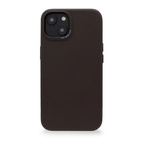 DECODED Leather Backcover w/MagSafe for iPhone 14 Plus - Chocolate Brown