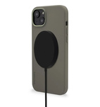 DECODED Silicone Backcover w/MagSafe for iPhone 14 Plus - Olive