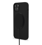 DECODED Silicone Backcover w/MagSafe for iPhone 14 Plus - Charcoal