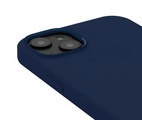 DECODED Silicone Backcover w/MagSafe for iPhone 14 Plus - Navy Peony