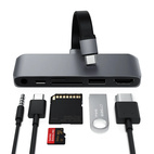 Satechi USB-C Mobile Pro Hub SD Adapter MacBook/iPad Air/Pro Space Grey