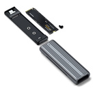 Satechi USB-C Aluminum M.2 NMVe / M.2 SSD Enclosure Space Grey