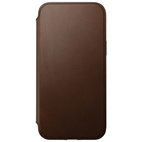 Nomad Modern Leather Folio w/MagSafe iPhone 14 Plus - Rustic Brown