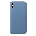 Apple iPhone XS Max Leather Folio Cornflower