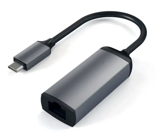 Satechi USB-C Gigabit Ethernet Adapter Space Grey
