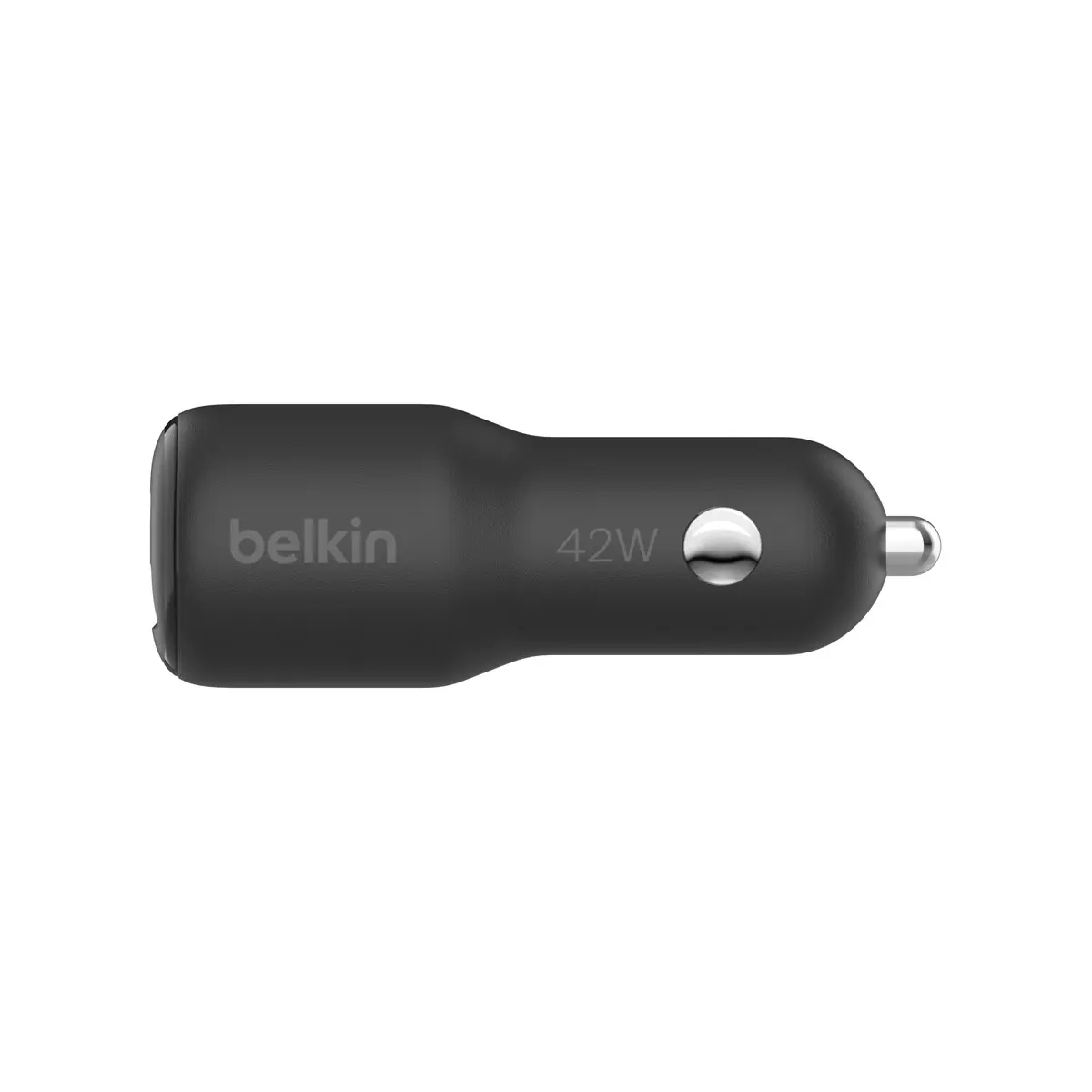 Belkin BOOSTCHARGE Dual Car Charger 42W USB-C 30W PD + USB-A 12W Black