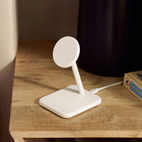 Twelve South HiRise2 Deluxe Wireless Charging + Qi2 Stand USB-C White