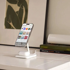 Twelve South HiRise2 Deluxe Wireless Charging + Qi2 Stand USB-C White