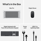 Mac Pro Rack Apple M2 Ultra 24-Core CPU & 60-Core GPU 64GB/1TB/Stainless steel