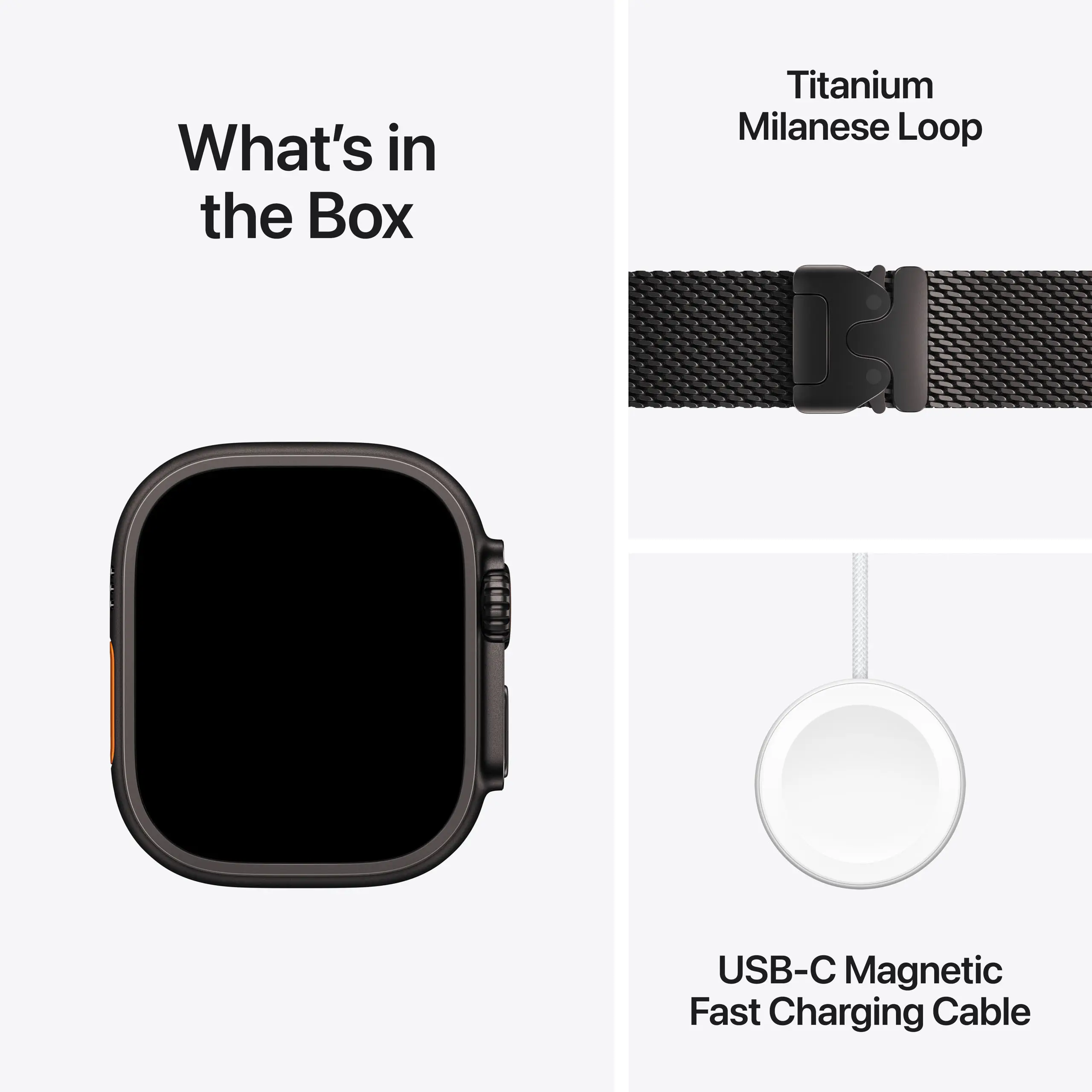 Apple Watch Ultra 2 with Milanese Loop